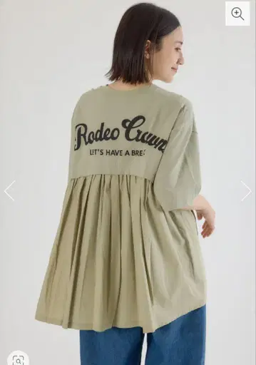 로데오 크라운 백 개더 도킹 티셔츠 택 포함 새상품