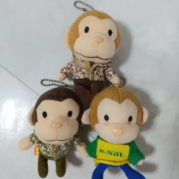 피넛 클럽 원숭이 몽키 봉제 인형 마스코트