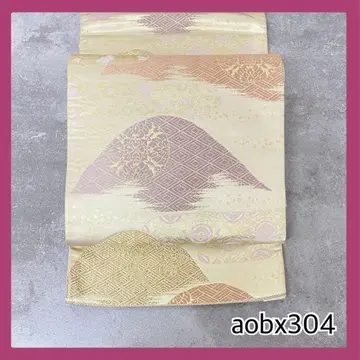 aobx304 가성비 포멀 후쿠로 오비 순수 실크