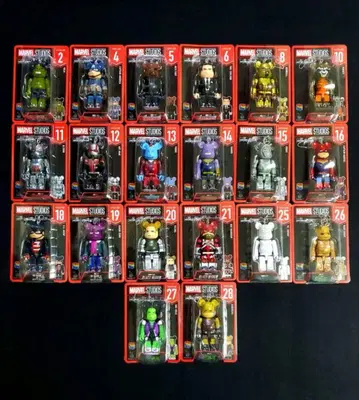 MARVEL Happy 복권 BE@RBRICK 베어브릭 20종