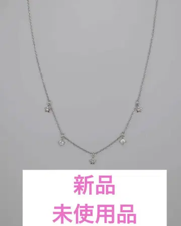 실버 지르코니아 목걸이