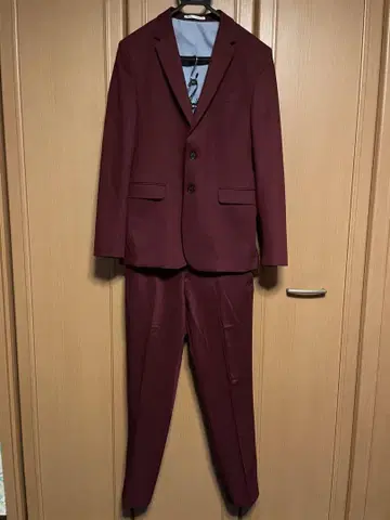 버건디 캐주얼 수트 세트 ZARA