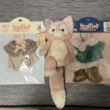 리나벨 봉제 인형과 의류 세트