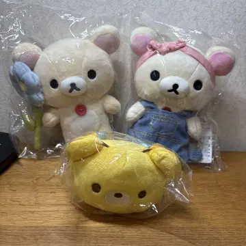 코리락쿠마 곰벌 봉제 인형 3개 세트