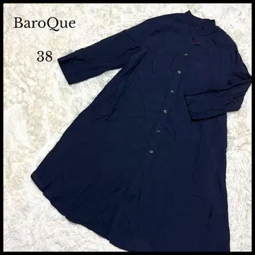 [ BaroQue ] 바로크 롱 셔츠 원피스 38 네이비 여성용