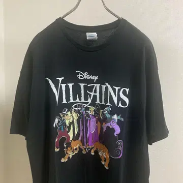 Disney VILLAINS 티셔츠 빌런 미국 빈티지 의류 DELTA