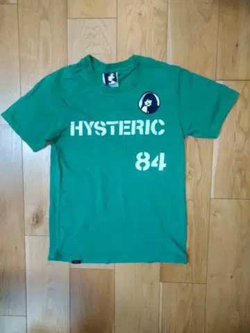 HYSTERIC 서클 걸 그린 T셔츠