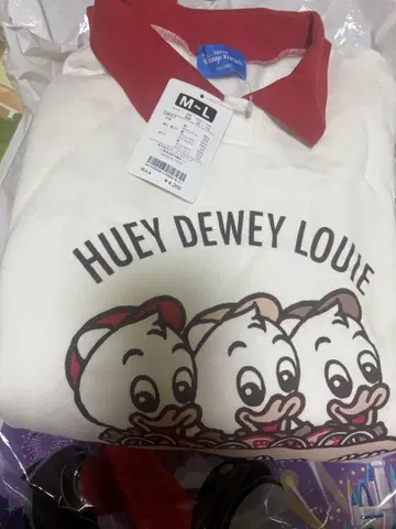 [Disney] 휴이 루이 듀이 트레이닝복 빨간색 아메리칸 다이너