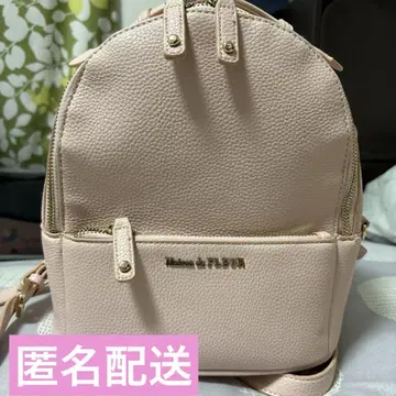 Maison de FLEUR 리본 M 백팩 핑크