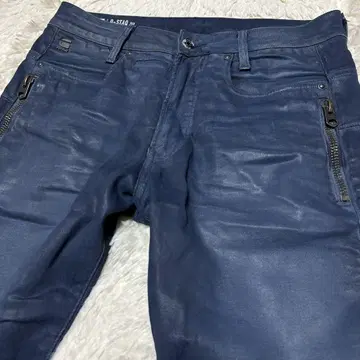 G-STAR RAW D-STAQ 3D ZIP SLIM 코팅 데님