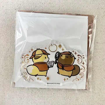 너구리와 여우 탐정님 아크릴 스탠드 키링
