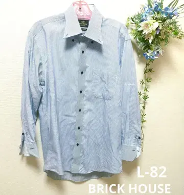 BRICK HOUSE 스트라이프 와이셔츠 L-82 남성용 a0535