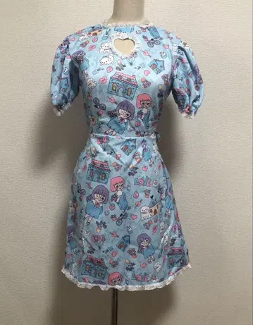 수입 원피스 하트 컷아웃