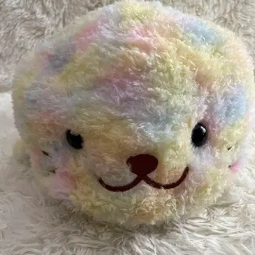 택 포함 시로탄 레인보우 BIG 봉제 인형