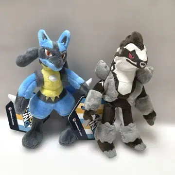 포켓몬 포징 루카리오 다크라이 봉제 인형 세트 포켓몬 센터