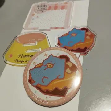 오문구토잇쇼 스이파라2 고양이 아크릴 스탠드 캔뱃지