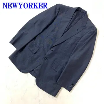 뉴요커 테일러드 자켓 폴리에스테르 울 L 정도 C4232
