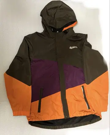 AtMos 아토모스 마운틴 후드티 컬러 블록 나일론 자켓 L