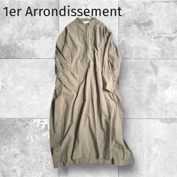 1er Arrondissement 돌먼 슬리브 원피스 코튼