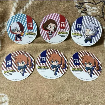 나의 히어로 아카데미아 애니메이트 카페 혜택 코스터 4종