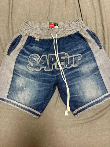 SAPEur DENIM VINTAGE BASKET SHORTS L