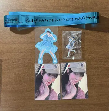 마나카 마나 은색 테이프 트레이딩 카드 아크릴 키링