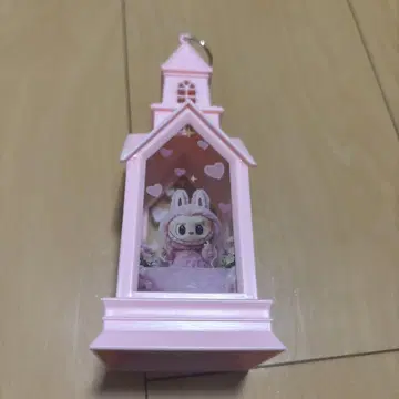 러브브 하우스형 라이트 램프 핑크