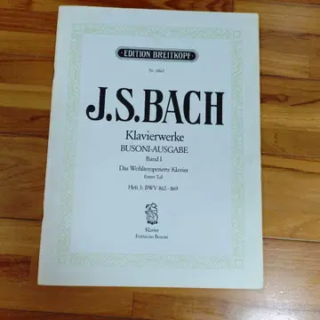Bach Klavierwerke Busoni-Ausgabe Band I