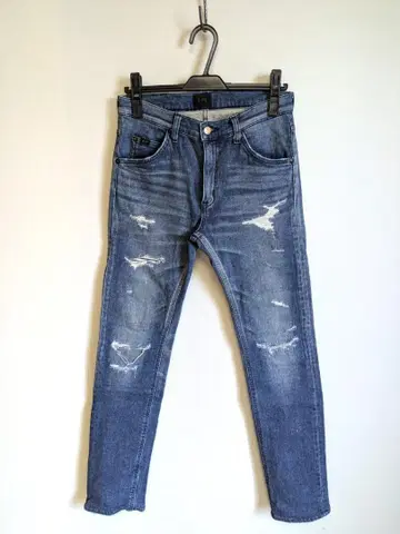 나노 유니버스 리 별주 맨투맨 데님 데미지 리페어 가공 S