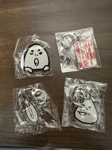 캐릭터 키링 4개 세트