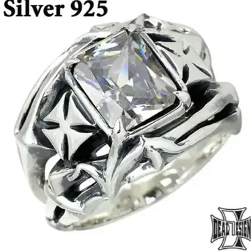 DEAL DESIGN Silver 925 반지 크리스탈 CZ