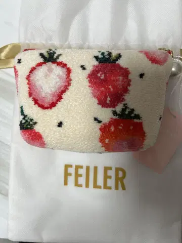 FEILER 딸기 무늬 파우치 LOVERARY