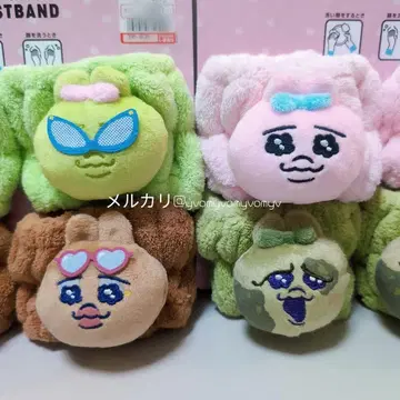 빤쮸토끼 시마무라 리스트 밴드 전 4종 각 1개 합계 4개 세트