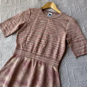 택 포함 새상품 MISSONI 미쏘니 반팔 원피스