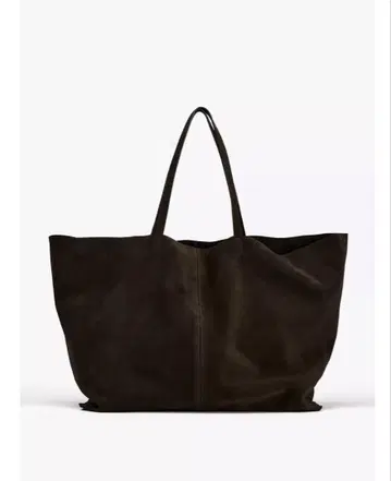 ZARA 자라 신상 완판 스웨이드 맥시 토트백 브라운 스웨이드