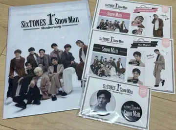 SnowMan SixTONES 메구로 렌 사쿠마 다이스케 스티커 캔뱃지