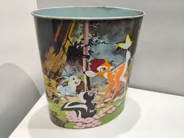 디즈니 잡화 빈티지 쓰레기통