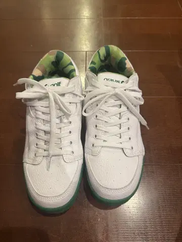 gravis 화이트/그린 골프화