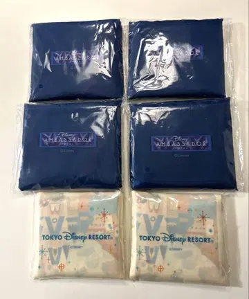 디즈니 에코백 6개 세트