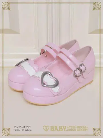 BABY 하트 버클 슈즈 핑크 L Size