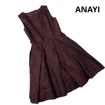 ANAYI 드레스 자카드 원피스 자수 아나이