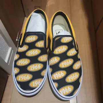 VANS 슬립온 BLACK/ORANGE