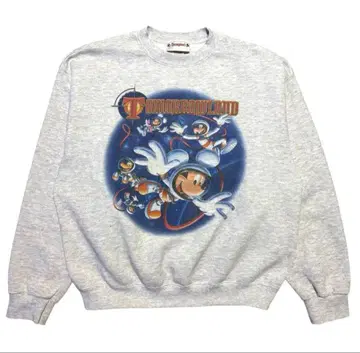 레어 USA제 90s Disney 투모로우랜드 빈티지 맨투맨