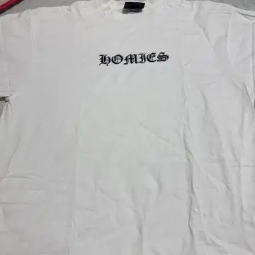 HOMIES 화이트 T셔츠