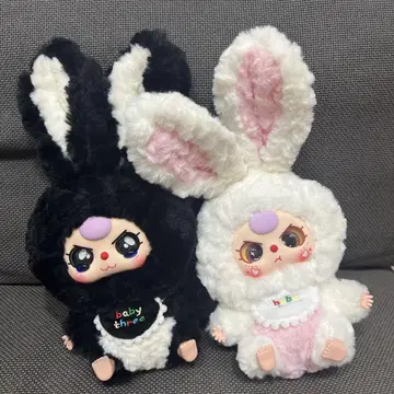 babythree 릴리 토끼 2체 세트 반짝이는 눈
