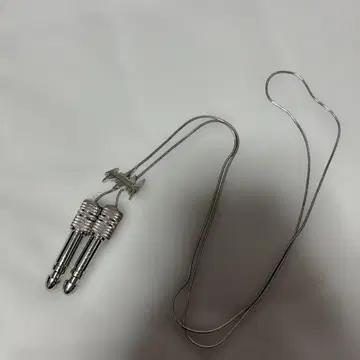 [ GRANCY ] 스테레오 플러그 디자인 루프 타이 목걸이