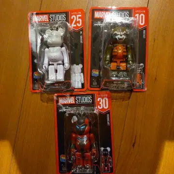 MARVEL BE@RBRICK Happy 복권 베어브릭 10 25 30