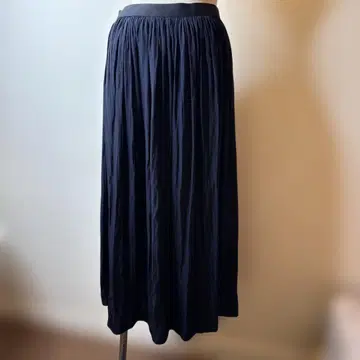새상품 쉽스 SHIPS 다크 네이비 플레어 스커트 리버서블 튤