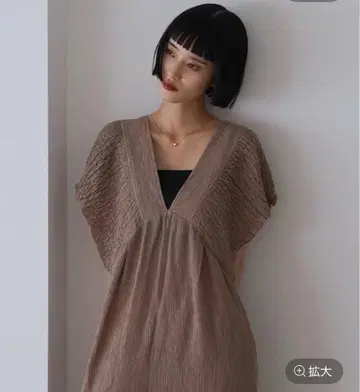 로리즈팜 요루 셔링 살로펫 베이지 L 사이즈