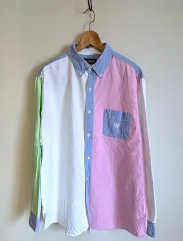 CHAPS RRL 챕스 랄프 로렌 크레이지 패턴 셔츠 L
